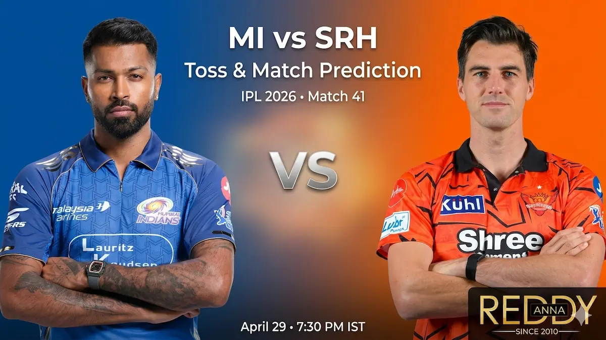 MI vs SRH Toss & Match Prediction IPL 2026 Match 41 IPL 2026