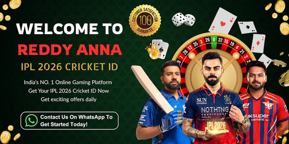 Reddybook IPL banner